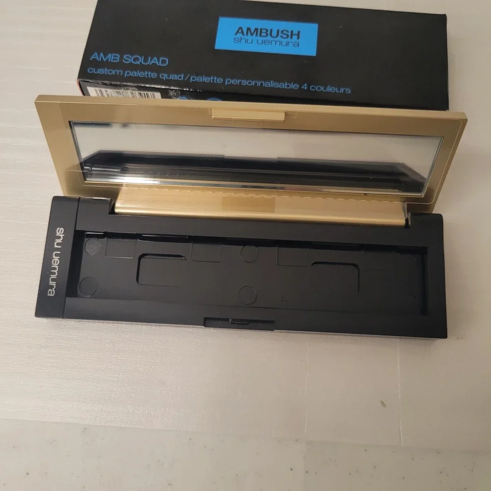 Shu Uemura AMBUSH AMB Squad + Play Date Custom Palette Quad Empty Cases Box